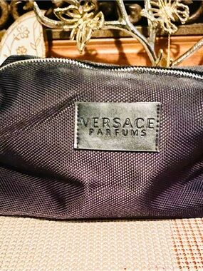 Versace Parfums Black Men’s Toiletry Bag